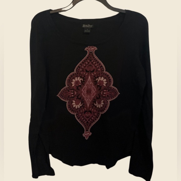 Lucky Brand Tops - Lucky Brand Long Sleeve Graphic Tee Size L